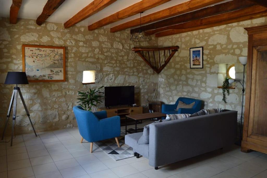 Вилла La Grange De L'Olive Шинон Экстерьер фото